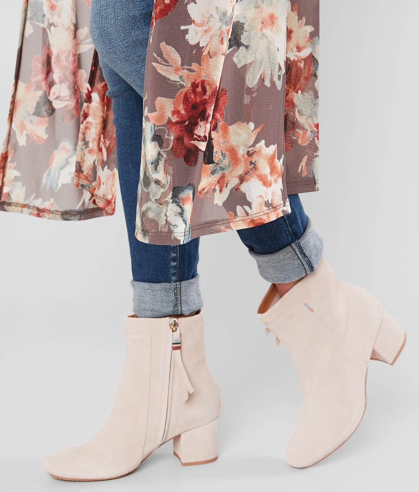 toms evie suede booties