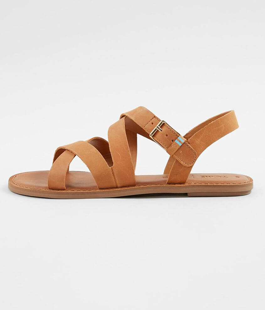 TOMS Sicily Leather Sandal front view