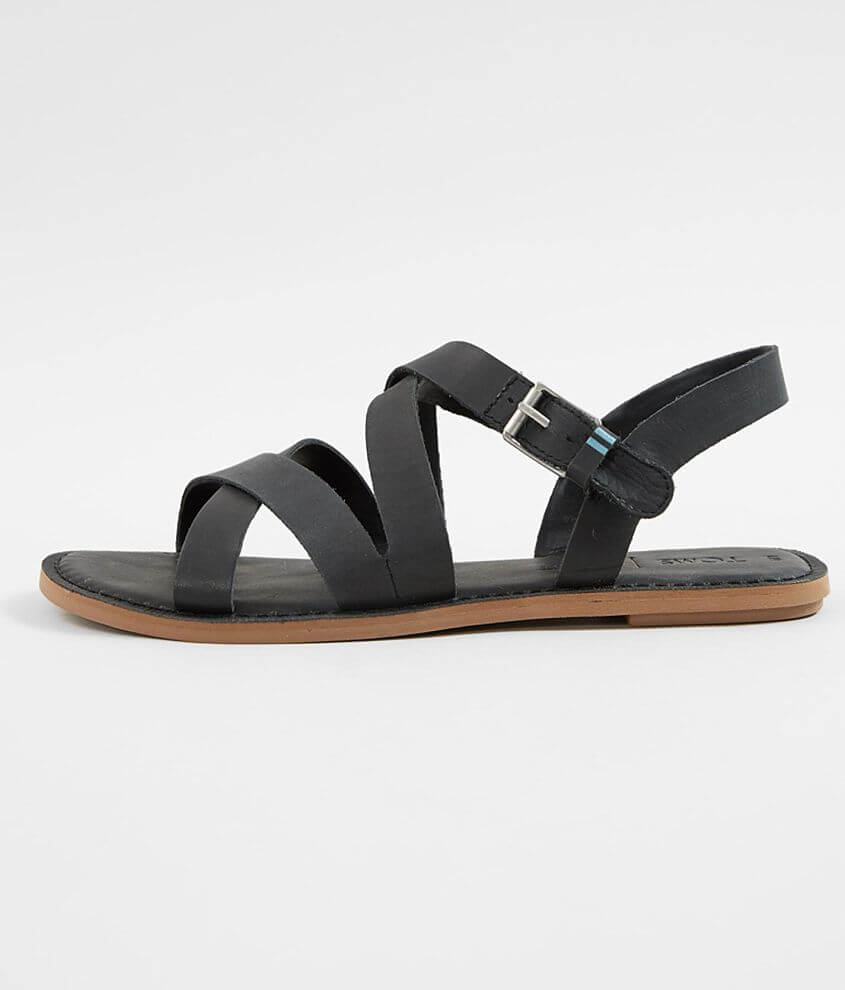 TOMS Sicily Leather Sandal front view
