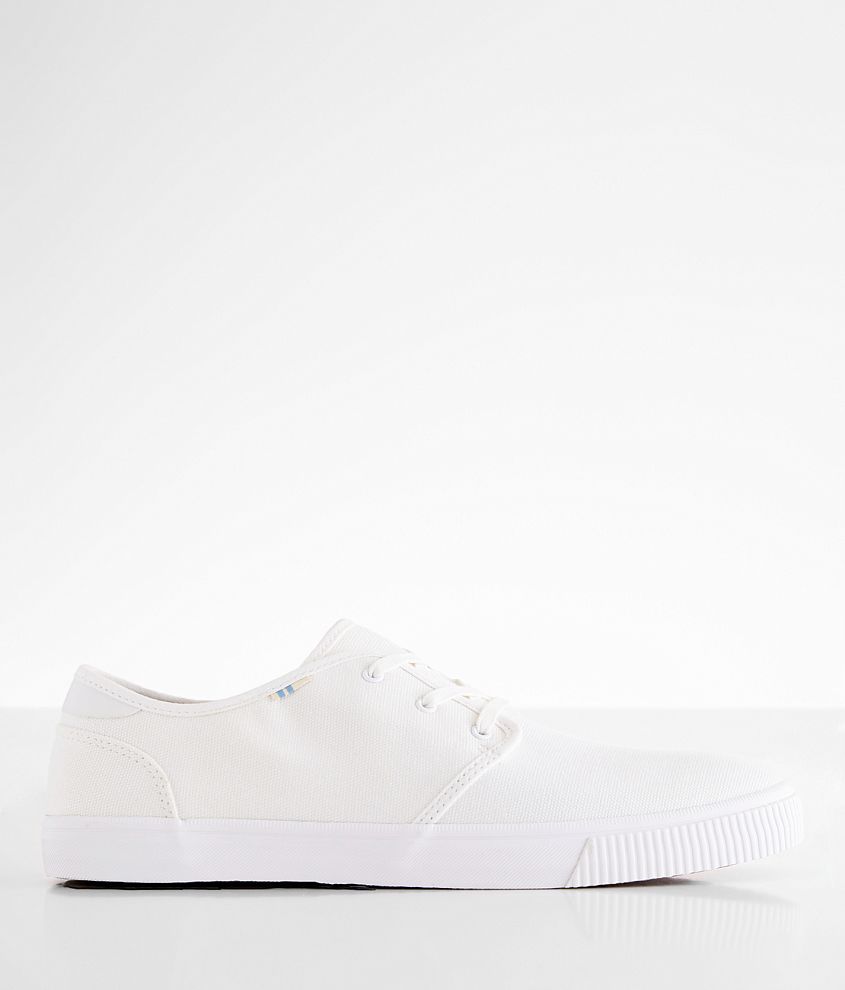 Toms white canvas on sale shoes