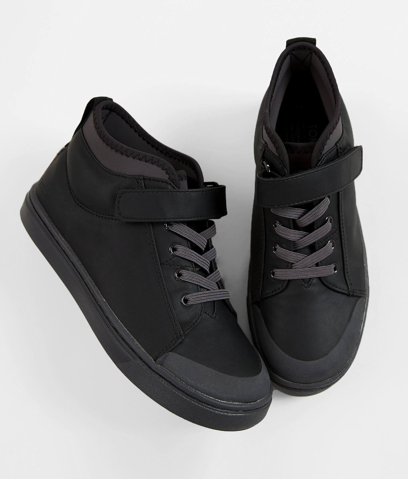 boys black high top sneakers