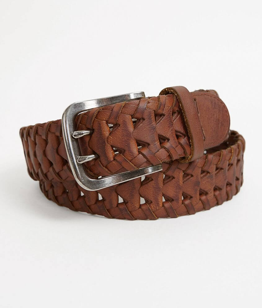 Indie Spirit Designs Double Bar Leather Belt front view