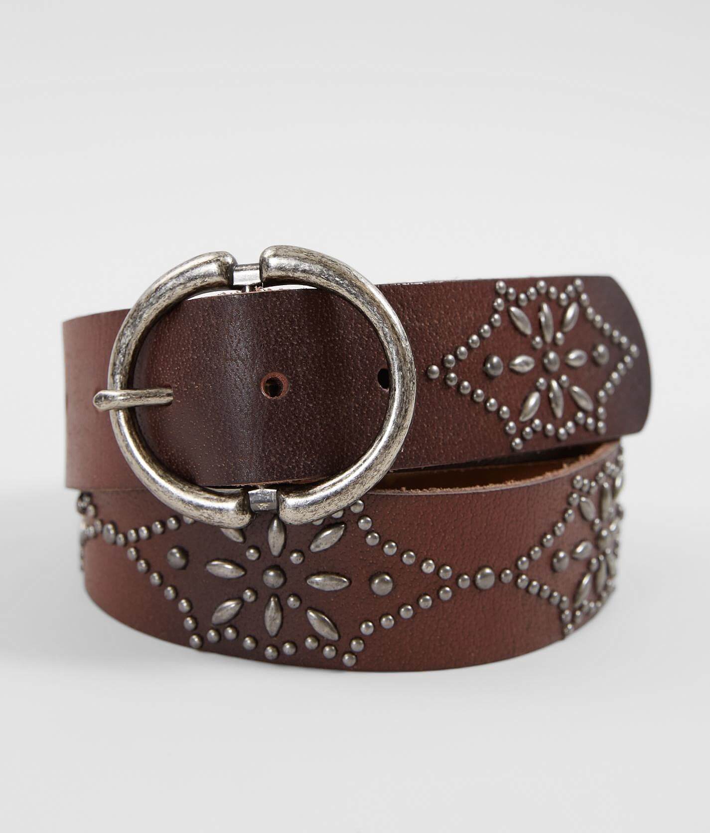 studded leather belt