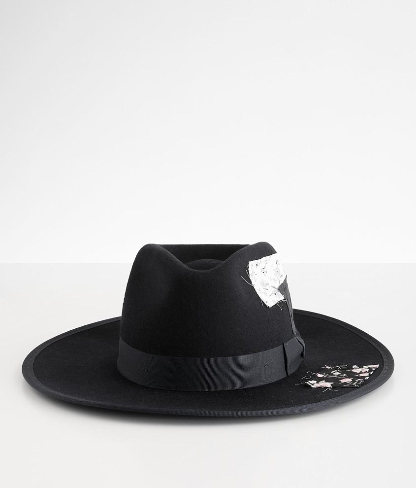 Wyeth Patchwork Panama Hat front view