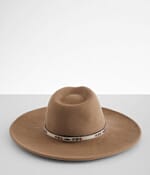 WYETH JACKSON WOOL PANAMA 4” BRIM HAT Wyeth Jackson Hat - Light Brown Fedora Hat - Wool Fedora Hat  main image 2