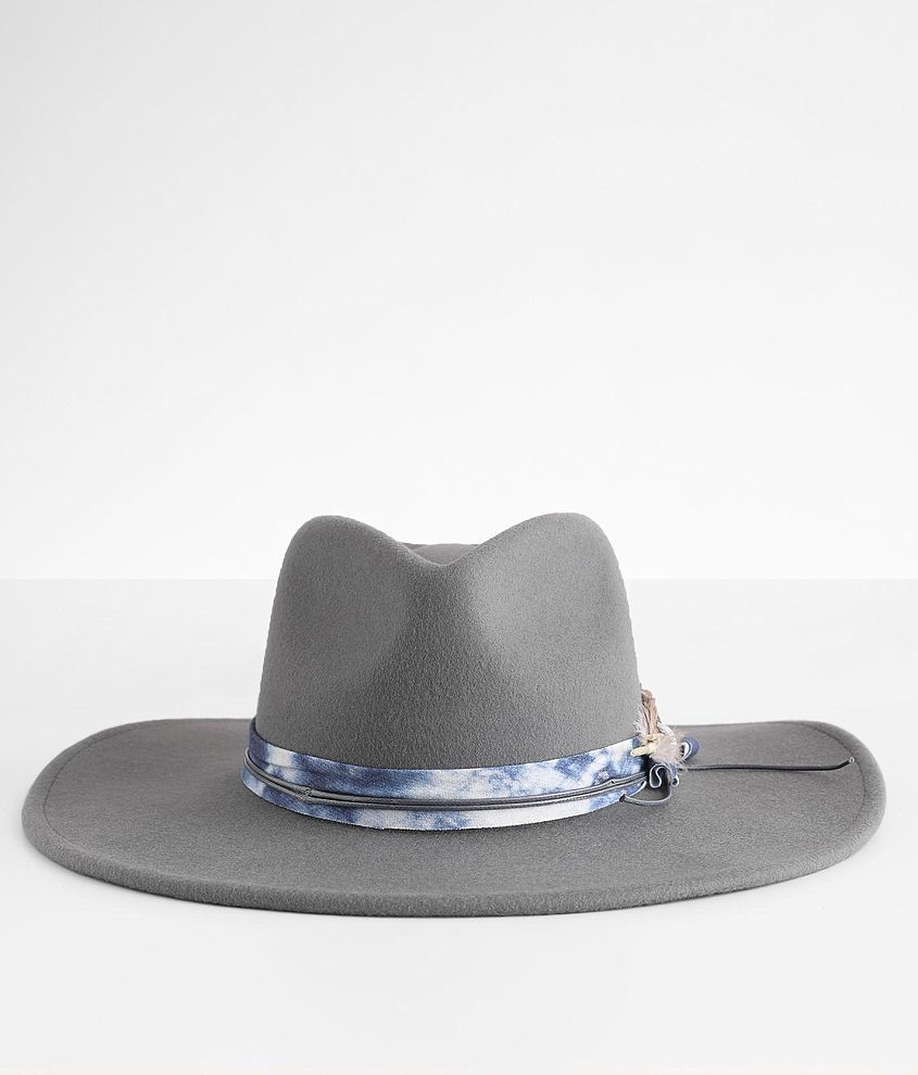 Wyeth Tie-Dye Banded Panama Hat front view