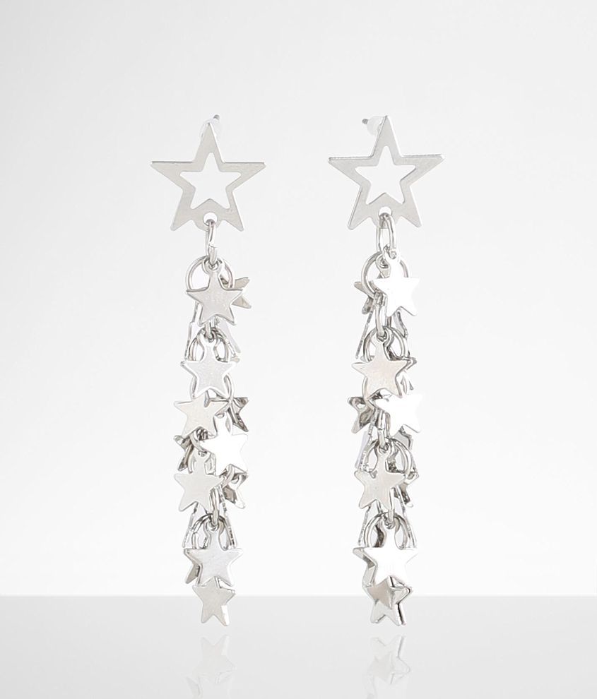 boutique by BKE Star Drops Earring front view