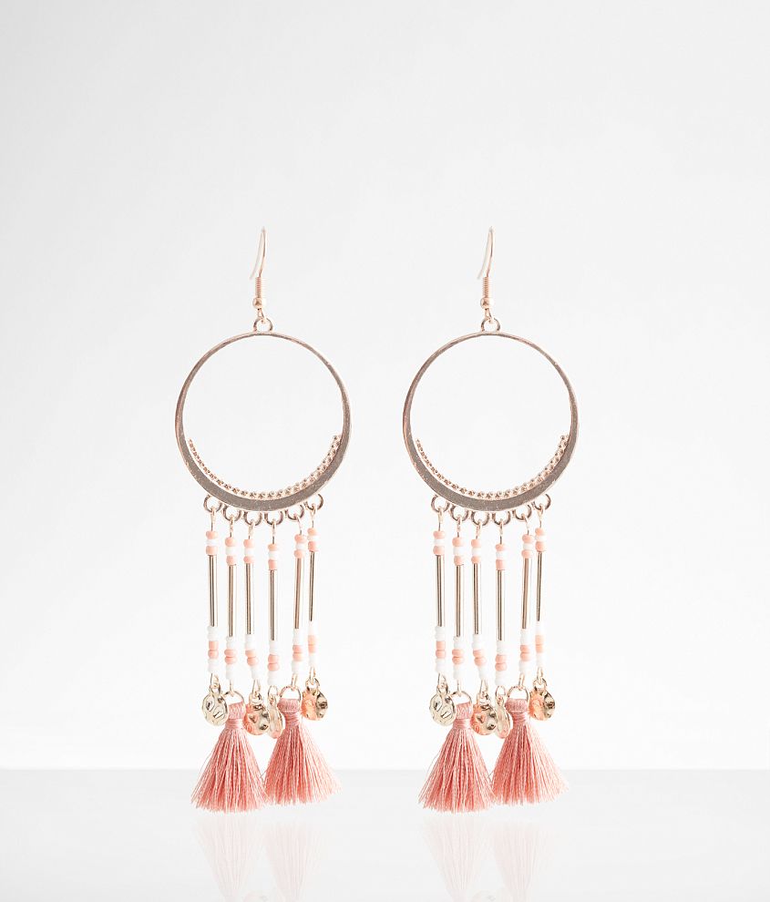 boutique by BKE Tassel Drop Earring front view