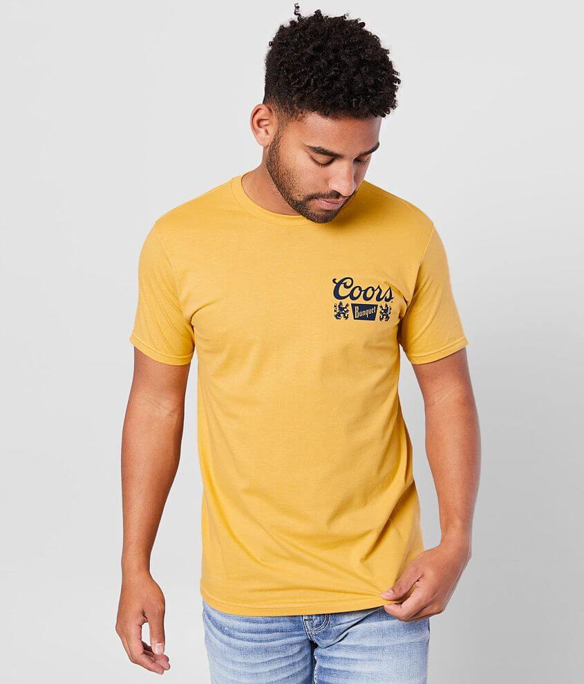 tee luv Coors® Banquet Beer T-Shirt - Men's T-Shirts in Mustard | Buckle