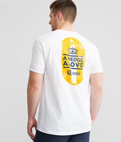 tee luv Corona® A Wedge Above T-Shirt front view