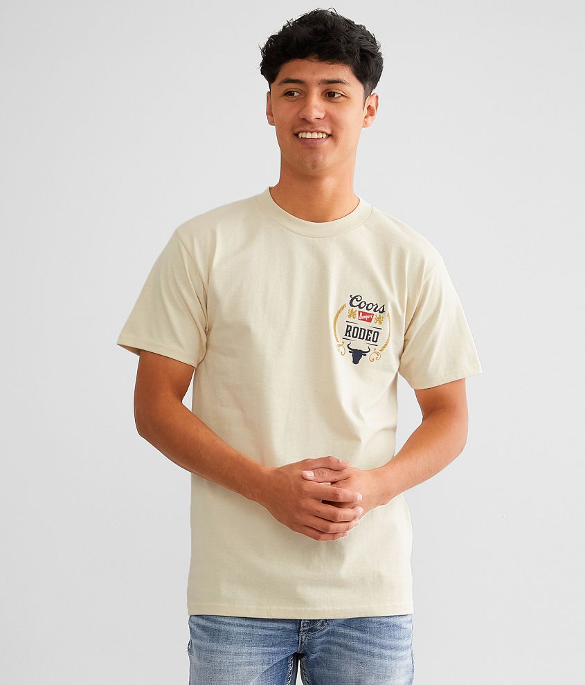 tee luv Coors® Banquet Rodeo T-Shirt - Men's T-Shirts in Cream | Buckle