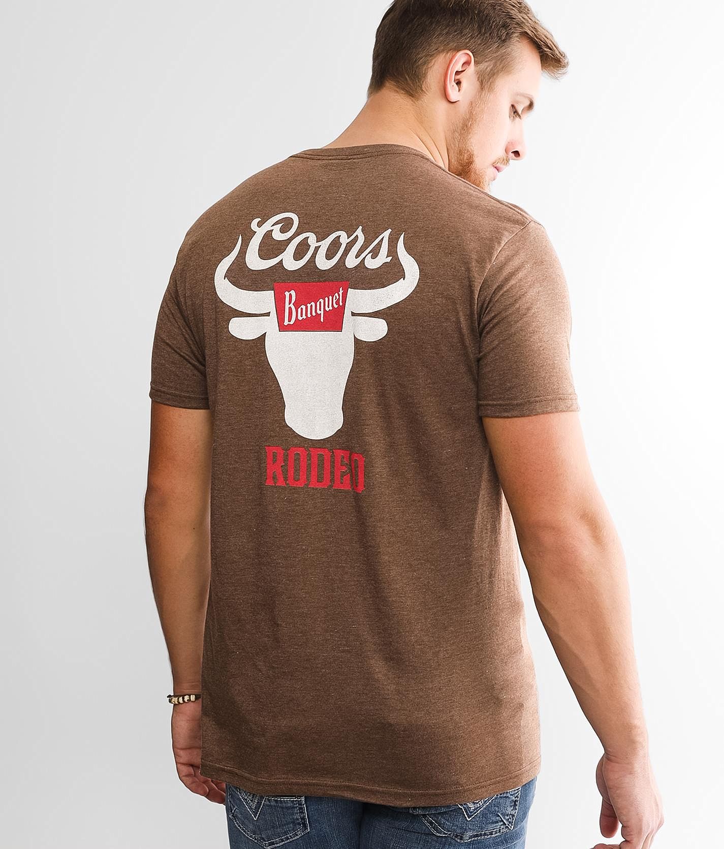 tee luv Coors® Rodeo Hooded Sweatshirt - Men's Sweatshirts in Light Brown