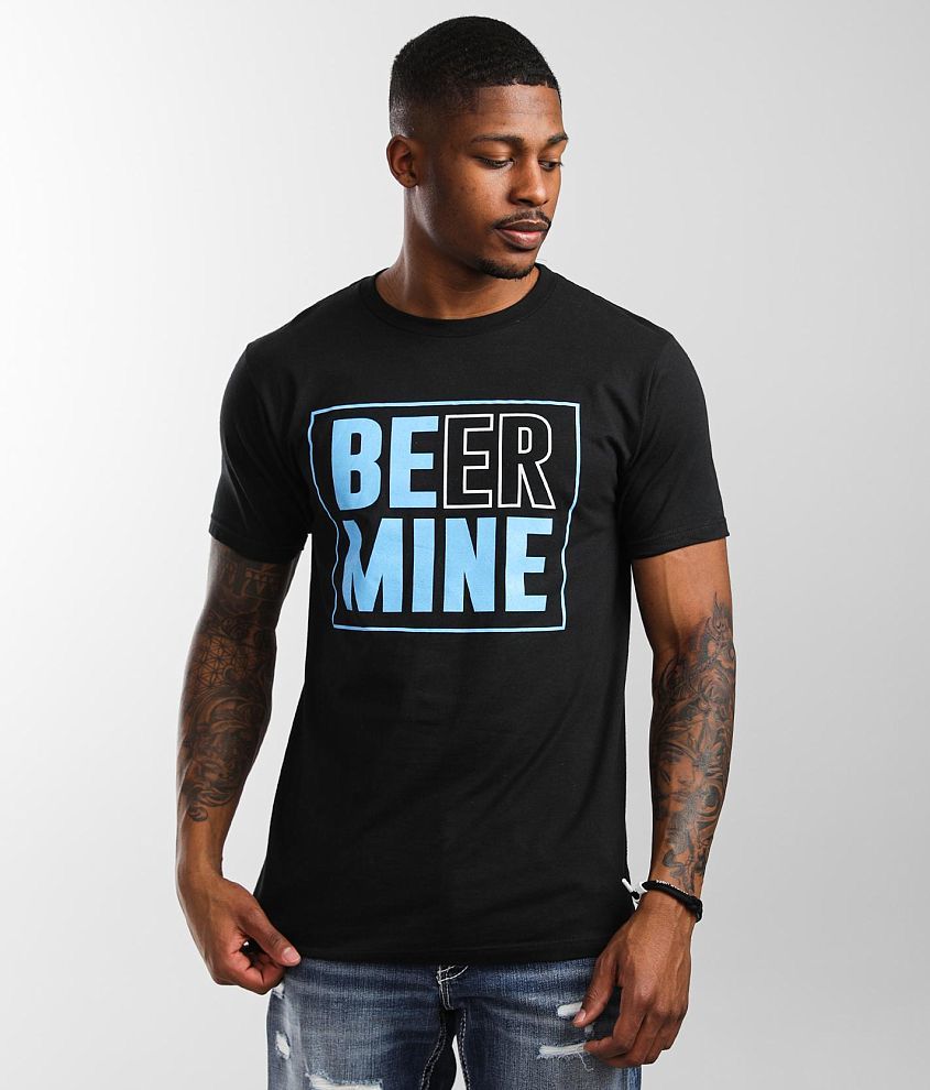 tee luv Beer Mine T-Shirt front view