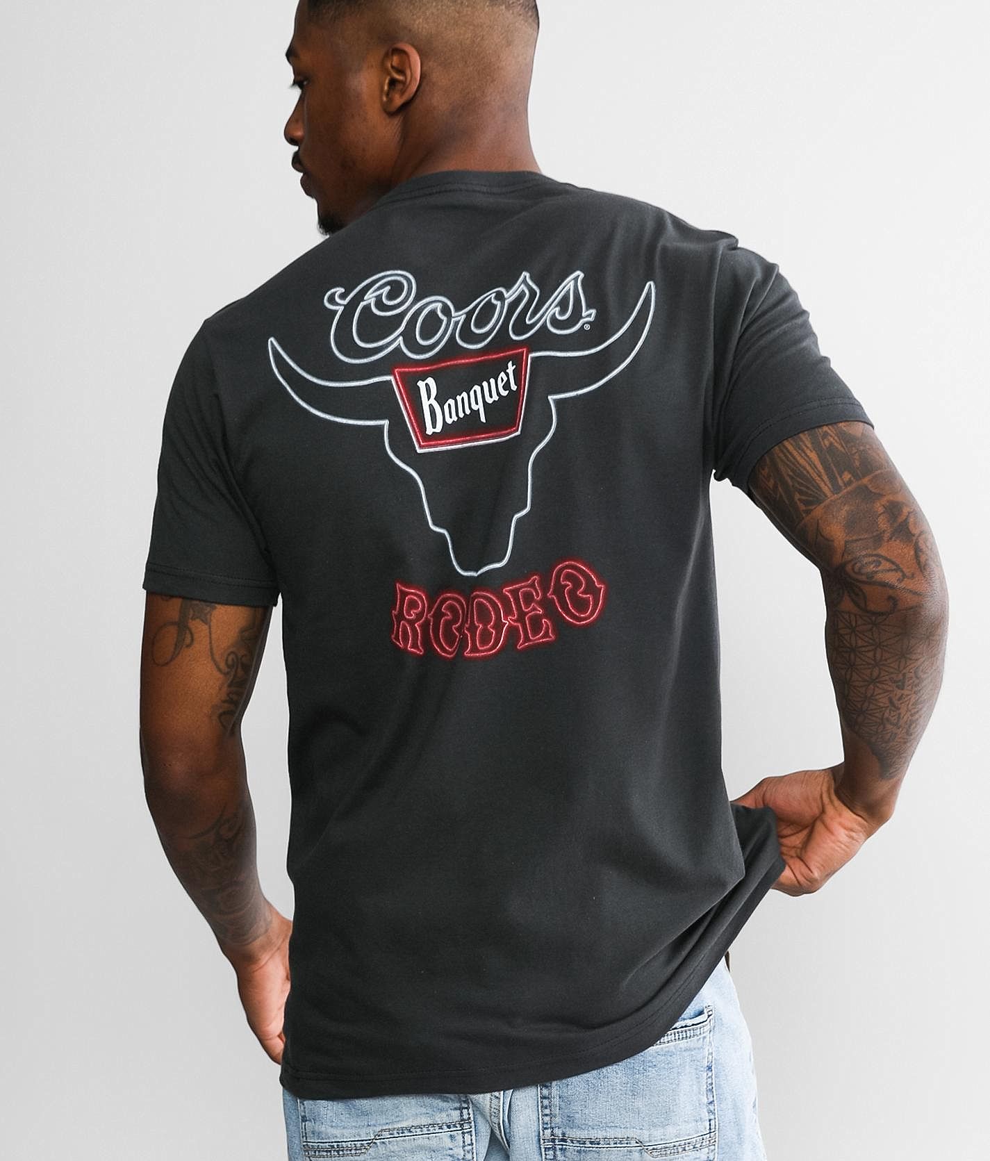 Tee Luv Coors Light Rockies T-Shirt - Black Small, Men's