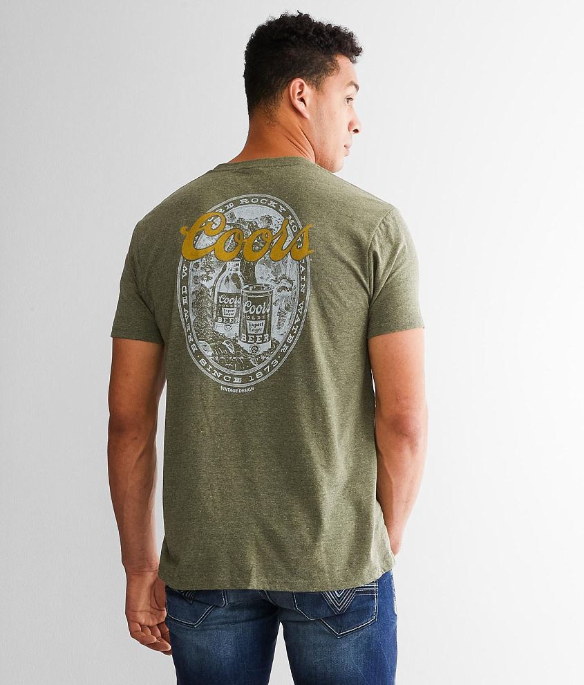 tee luv Coors® Golden Beer T-Shirt - Men's T-Shirts in Sage Black ...