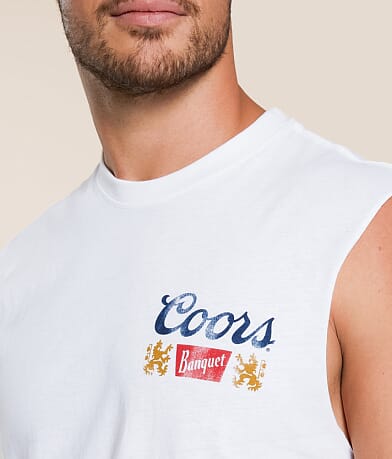 tee luv Coors Rodeo Tank Top - Men's Tank Tops in White | Buckle
