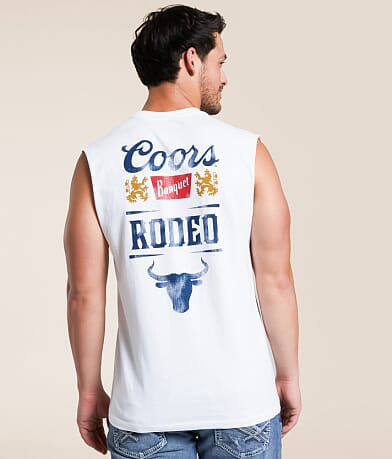 tee luv Coors® Rodeo Tank Top front view