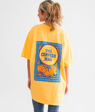 tee luv Una Cerveza T-Shirt BACK