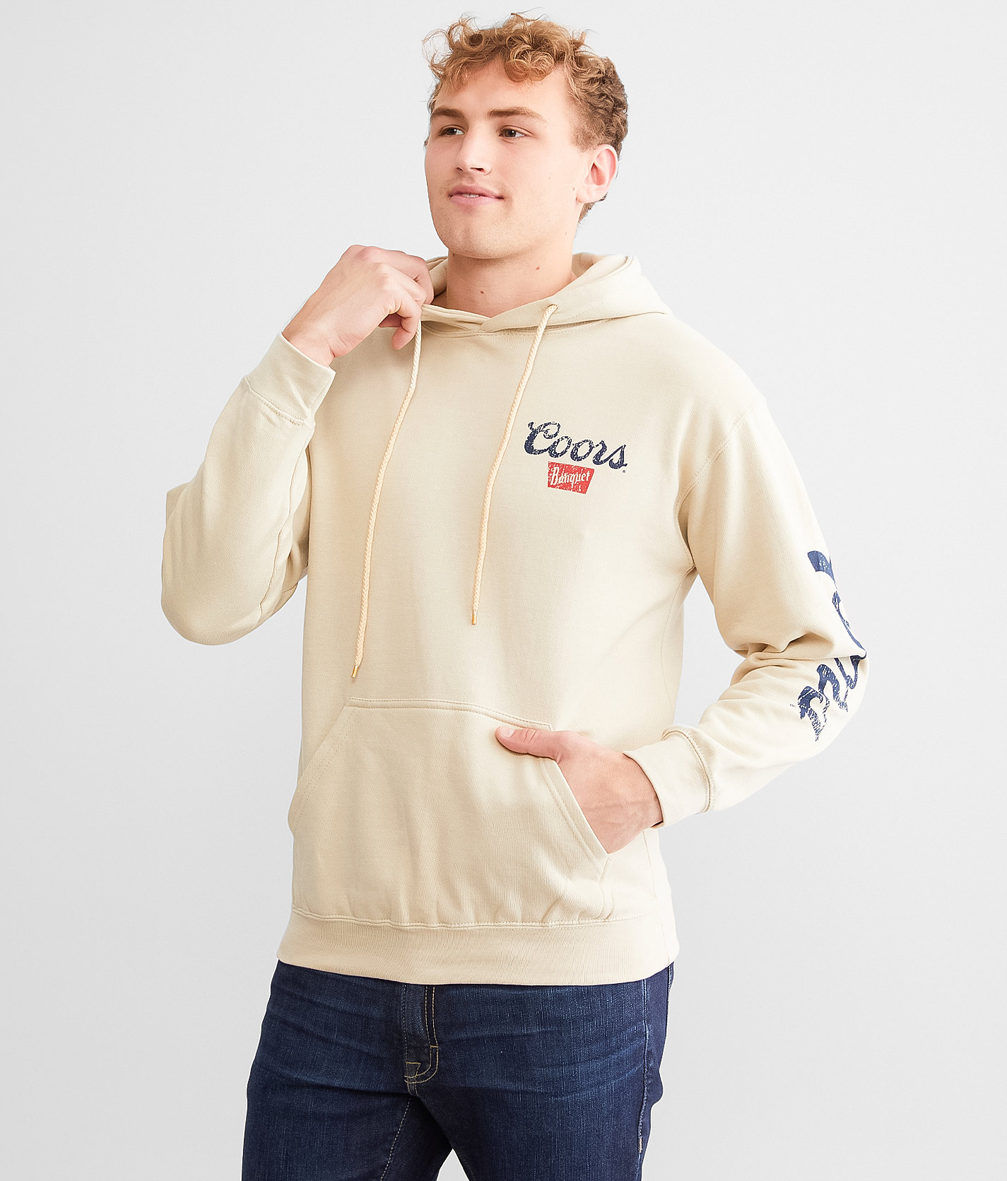 Tee Luv Coors® Banquet Hooded Sweatshirt - Men's Sweatshirts In Sand ...