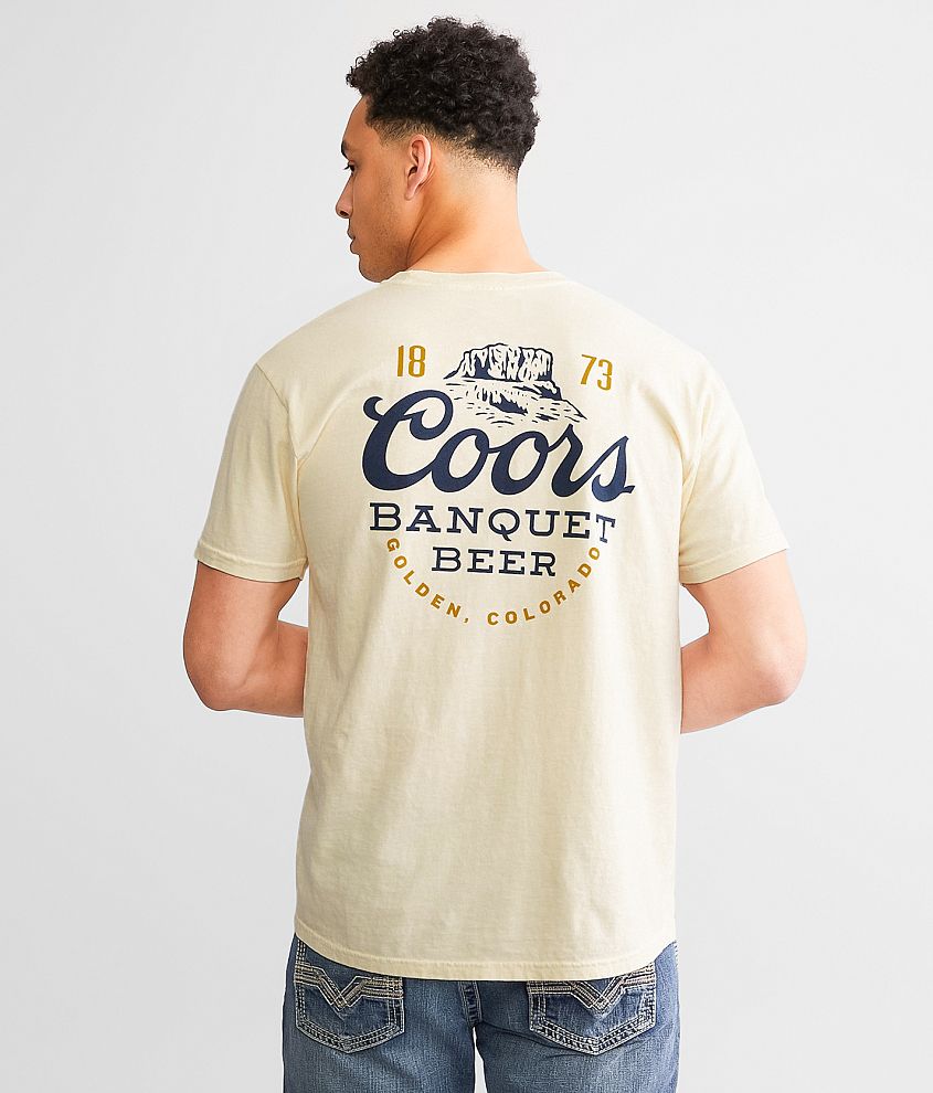 tee luv Coors® Beer T-Shirt - Men's T-Shirts in Ivory | Buckle