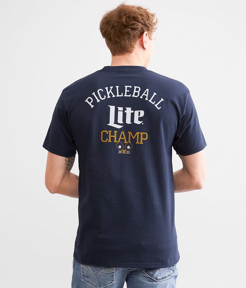 tee luv Miller Lite&#174; Pickleball Champ T-Shirt front view