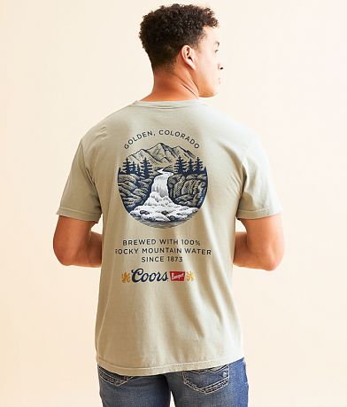 tee luv Coors® Waterfall T-Shirt front view