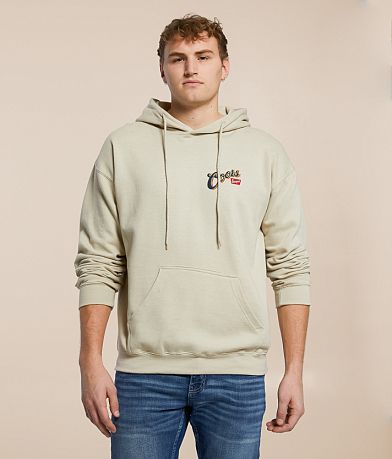 tee luv Coors® Banquet Golden Hooded Sweatshirt front view