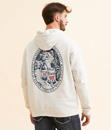 tee luv Coors® Vintage Hooded Sweatshirt front view