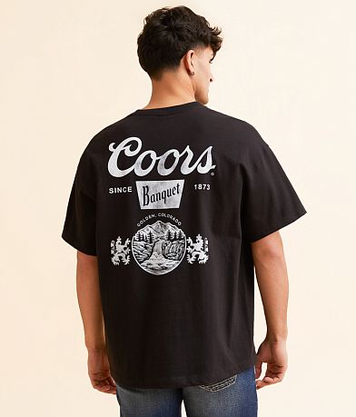 tee luv Coors® Banquet Waterfall T-Shirt front view