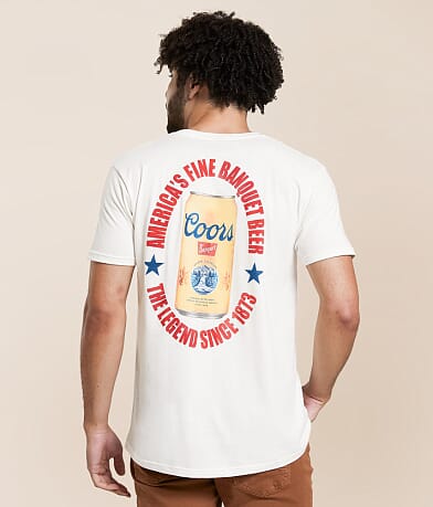 tee luv Coors® Vintage Can T-Shirt front view