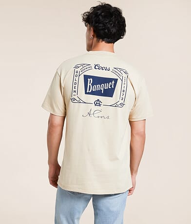 tee luv Coors® Banquet Golden T-Shirt front view