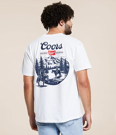 tee luv Coors® Outdoor Cowboy T-Shirt front view
