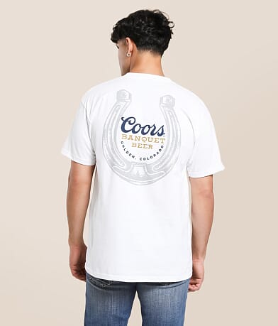 tee luv Coors Horseshoe T-Shirt front view