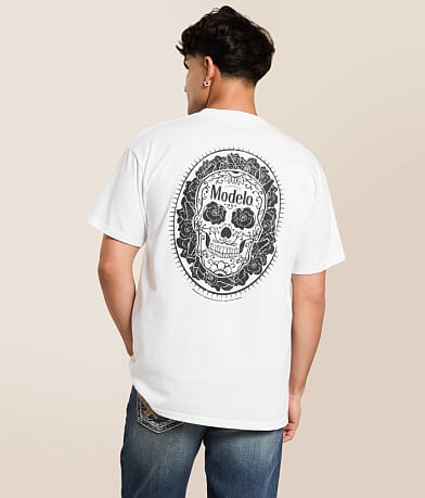tee luv Modelo Sugar Skull T-Shirt front view