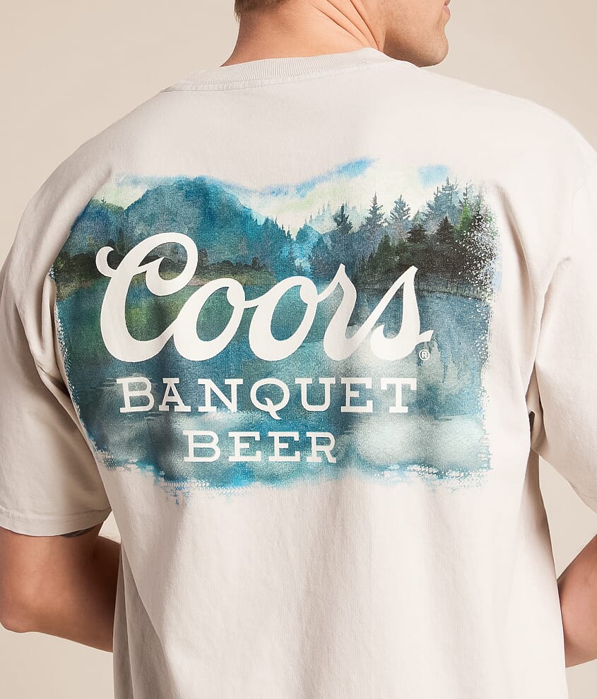 Coors Banquet Watercolor Landscape T-Shirt