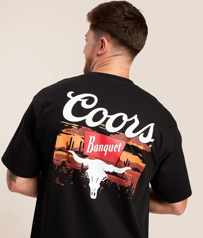 Coors Banquet Sunset Longhorn T-Shirt