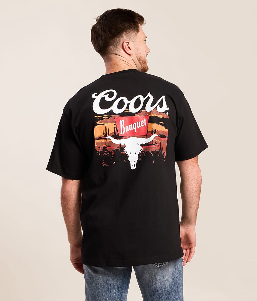 Coors Banquet Sunset Longhorn T-Shirt