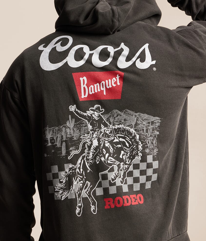 Coors Rodeo Cowboy Hooded Sweatshirt