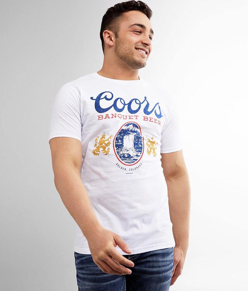 tee luv Coors® Banquet Beer T-Shirt - Men's T-Shirts in White | Buckle