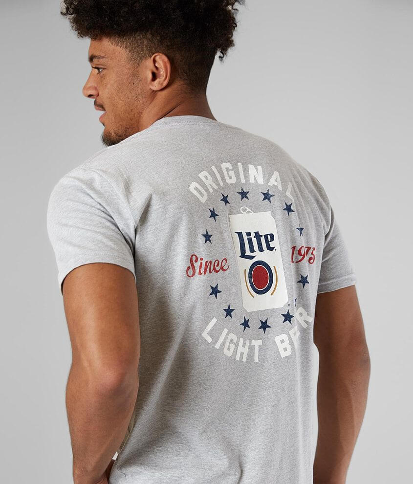  Tee Luv Men's Miller Lite Shirt - Long Sleeve Miller Light Beer  T-Shirt : Clothing, Shoes & Jewelry