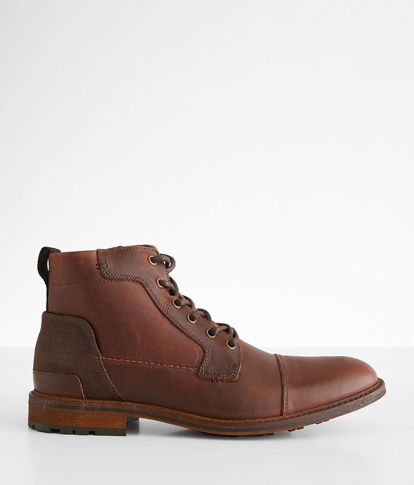 Bullboxer Deats Leather Boot - Men's Shoes in Red Brown | Buckle