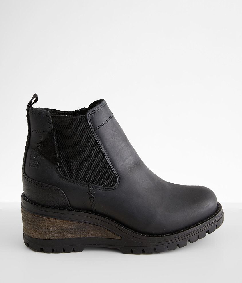 Bullboxer Chelsea Leather Wedge Ankle Boot front view