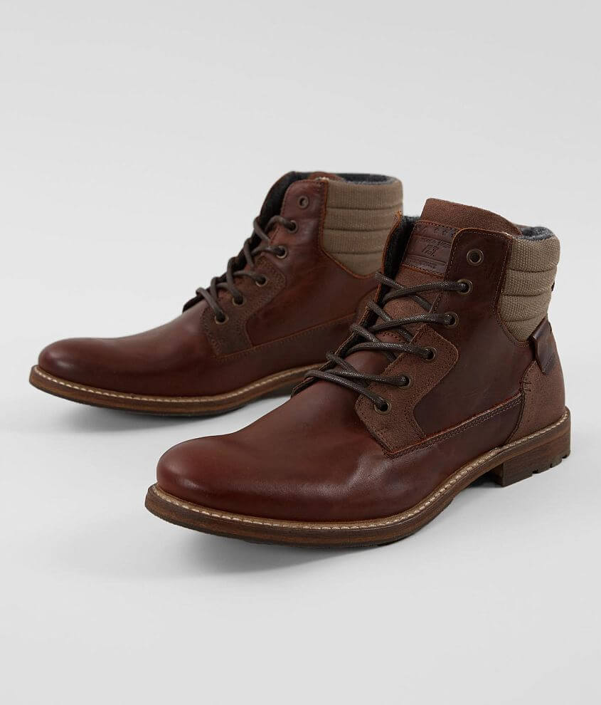 Bullboxer Ronnie Leather Boot - Men's Shoes in Red Brown | Buckle