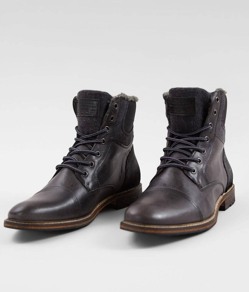 Bullboxer Benton Leather Boot - Men's Shoes Black | Buckle