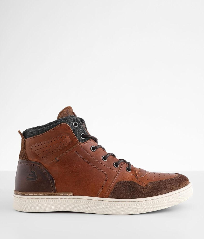 Bullboxer Cullman Pieced Leather Sneaker - Men's Shoes in Cognac | Buckle