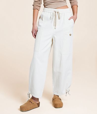 trend:notes Cropped Wide Leg Pant front view