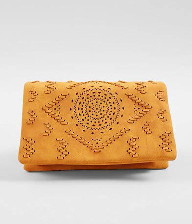 Street Level Perforated Crossbody Purse misc detail 1 view