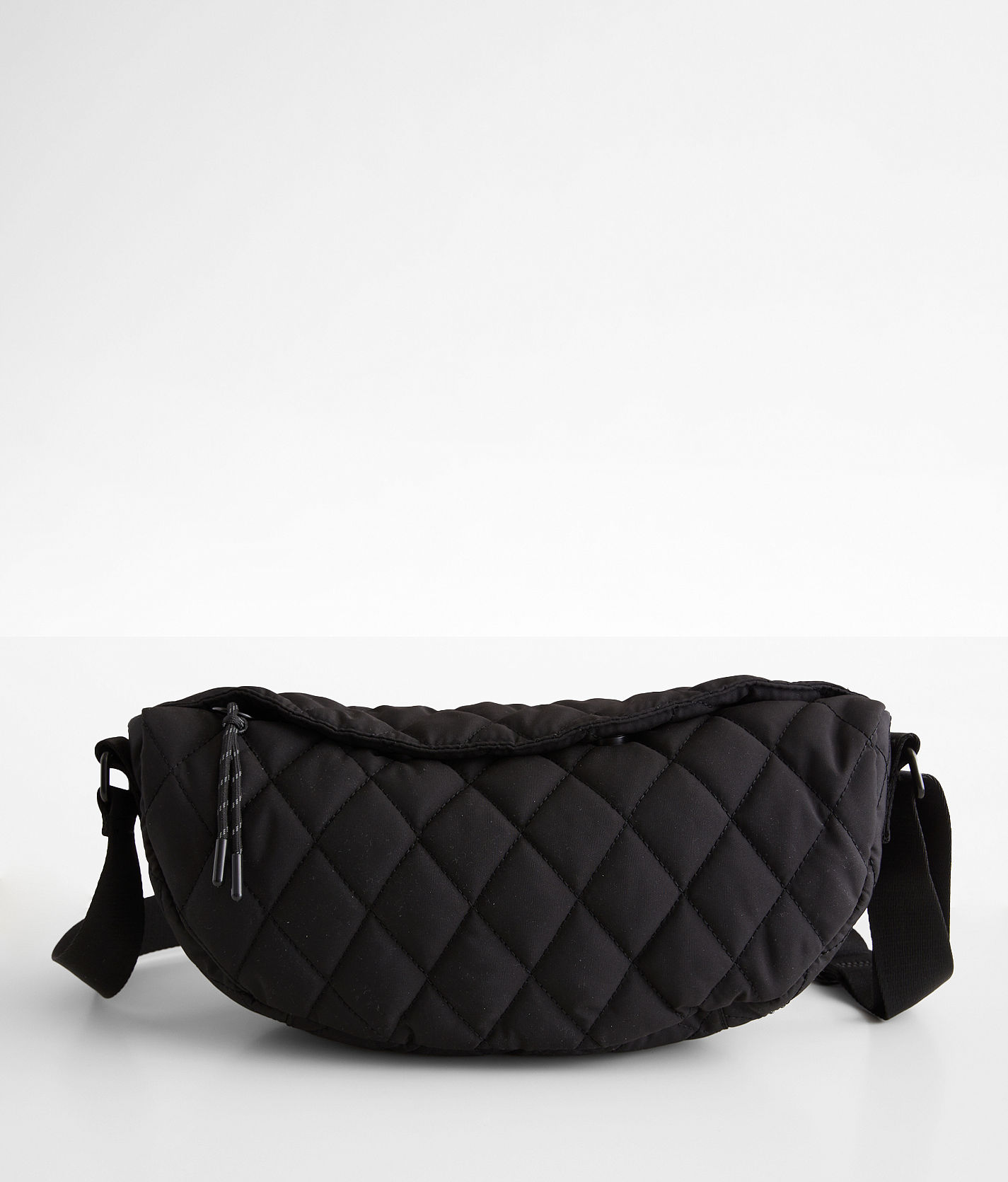 Quilted Sling Bag Women s Bags in Black Buckle