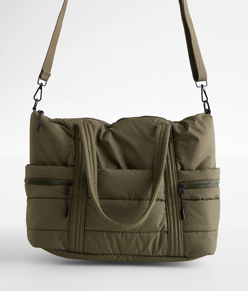 Street Level Nylon Puffer Tote front view