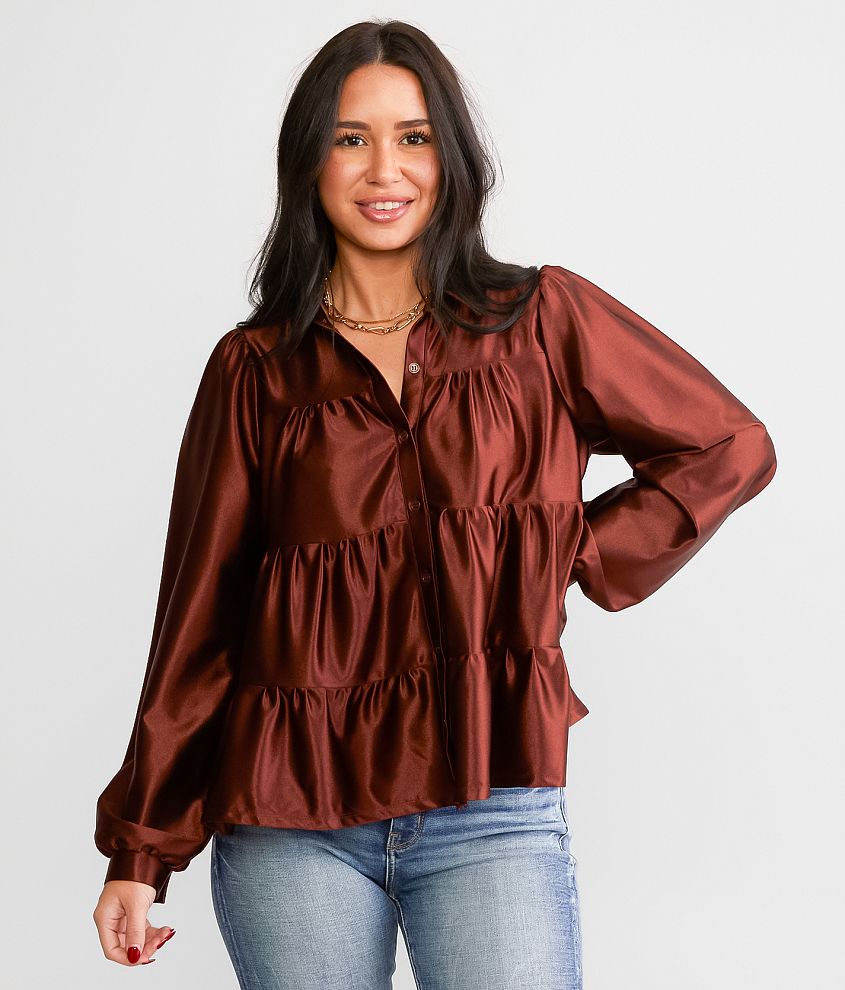 Daytrip Tiered Babydoll Tunic Top